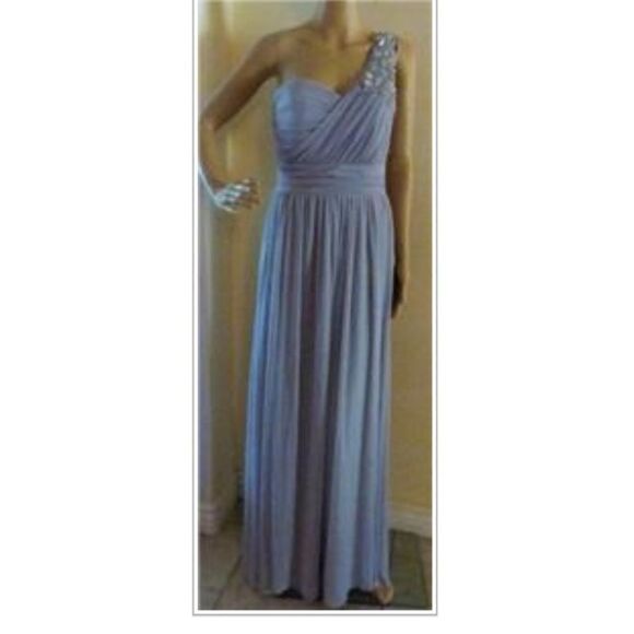 B Darlin One-Shoulder Full Lenght Gown, 9/10 - Picture 1 of 8